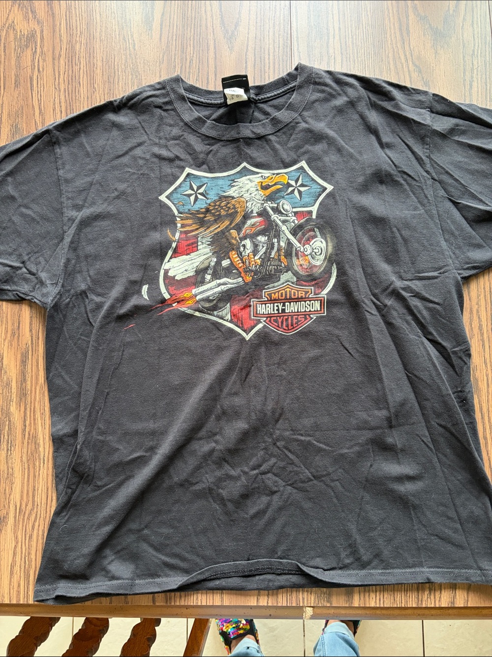 HARLEY-DAVIDSON Las Vegas Eagle Tee Shirt, sz XL